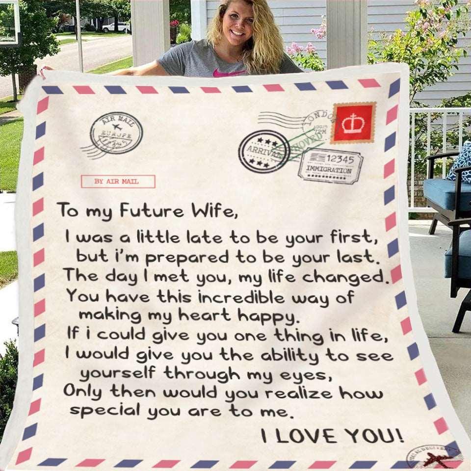 Heartfelt Message Fleece Quilt