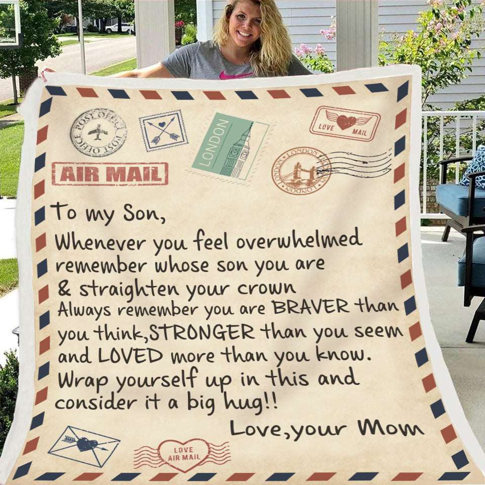 Heartfelt Message Fleece Quilt