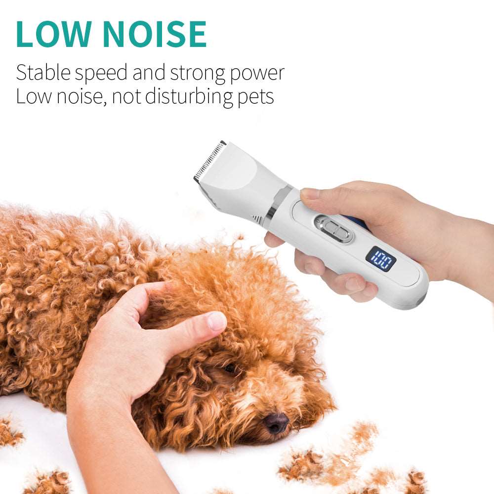 Pet's Four in One Electric Hair Clipper with LCD Display