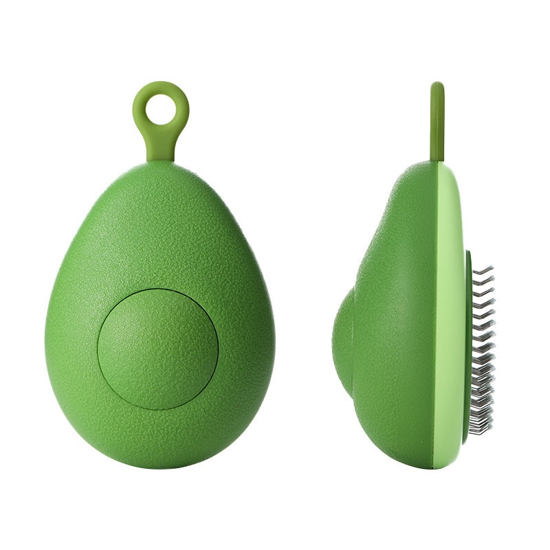 Avocado Cat Brush Hair Remover Cleaning Avocado Shaped Dog Grooming Tool Pet Combs Brush Stainless Steel Needle Pet Cleaning Care at acheckbox