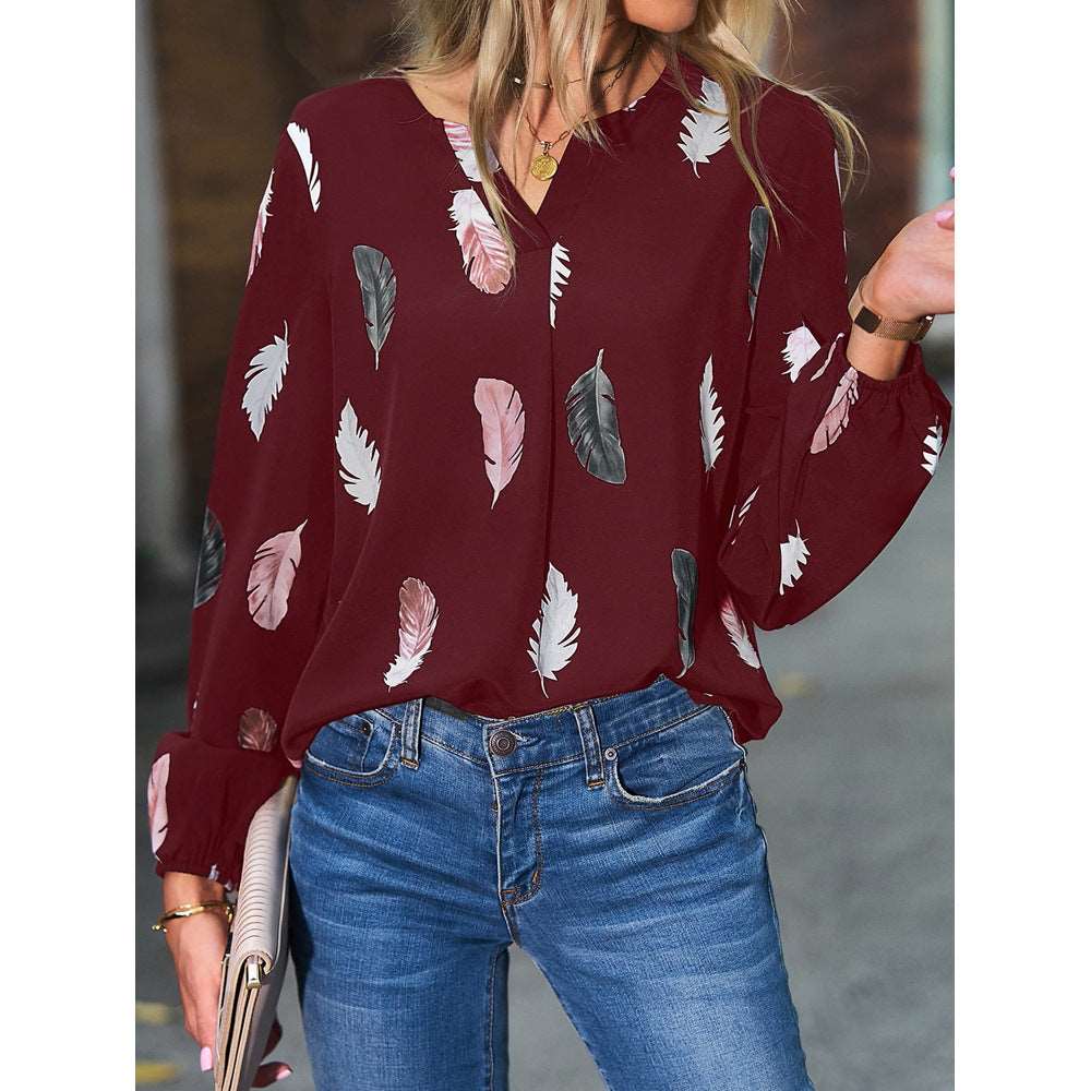 Breasted Tops Beauty for Figure Accentuation red