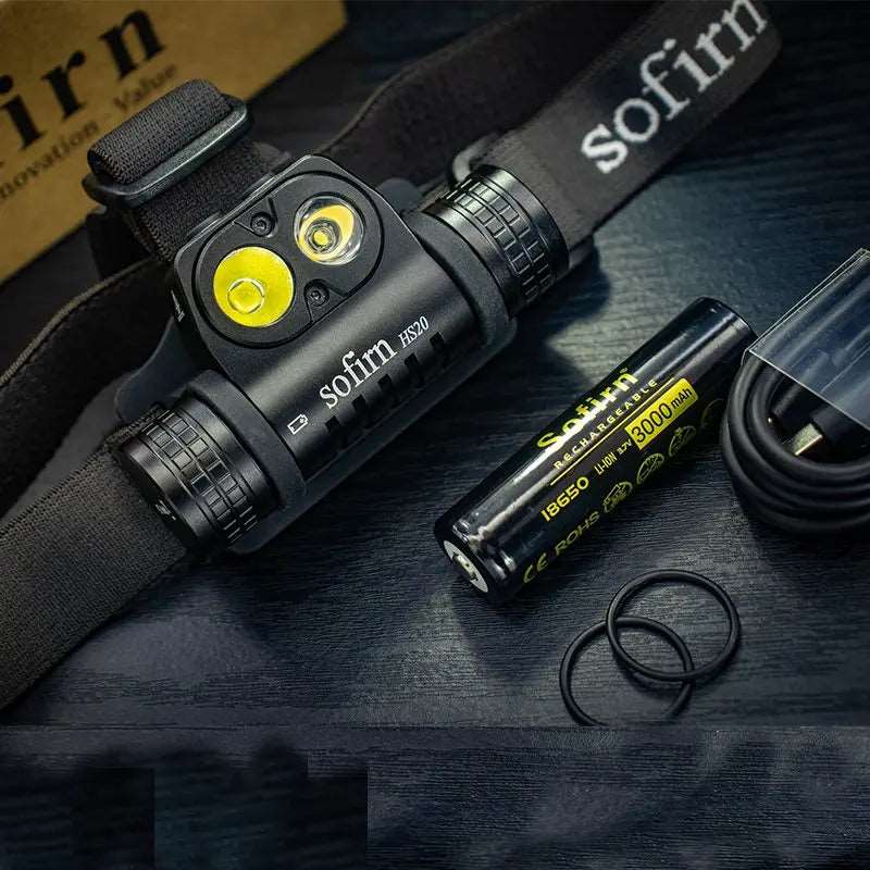 Camping, Hiking, Running Headlamp with Type-C Charge