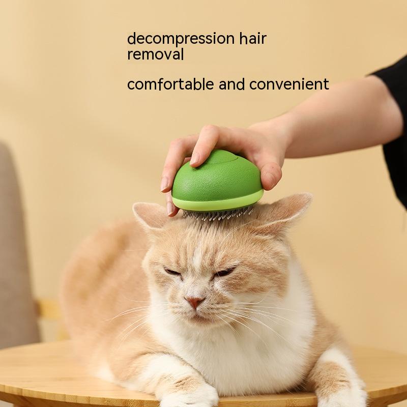 Cat Brush Hair Remover Cleaning Avocado Shaped Dog Grooming Tool Pet Combs Brush Stainless Steel Needle Pet Cleaning Care at acheckbox