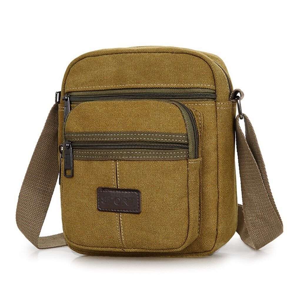Compact & Organized Retro Messenger Bag for Men & Women