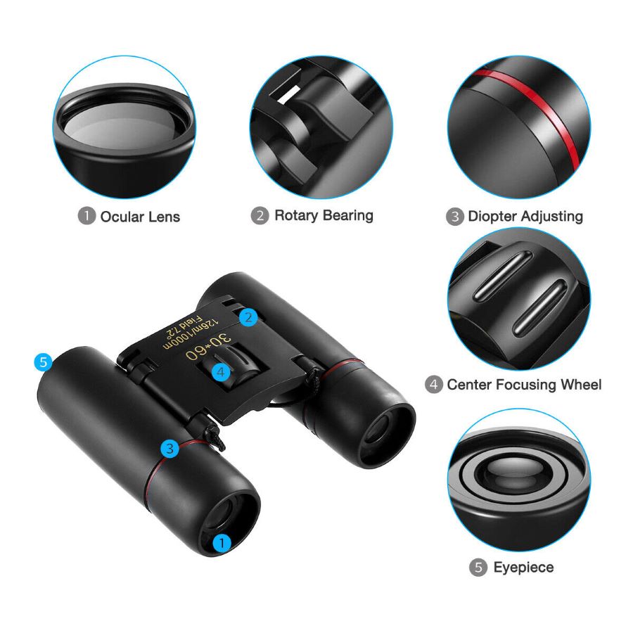 Day or Night Explorer Portable Hunting Gear with 30x60 Zoom