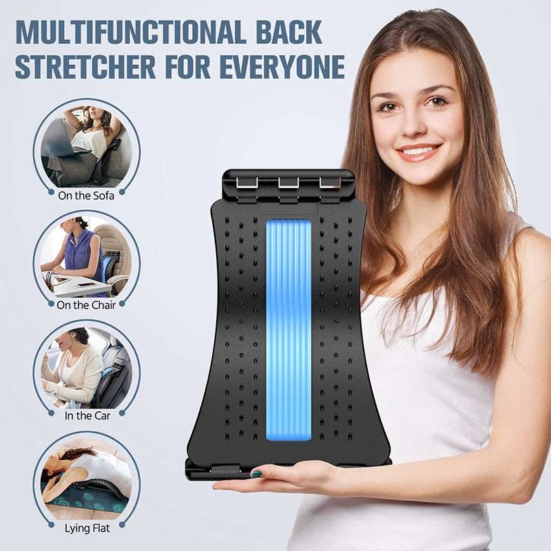 Durable and Safe Back Stretcher Advanced Magnetotherapy Benefits