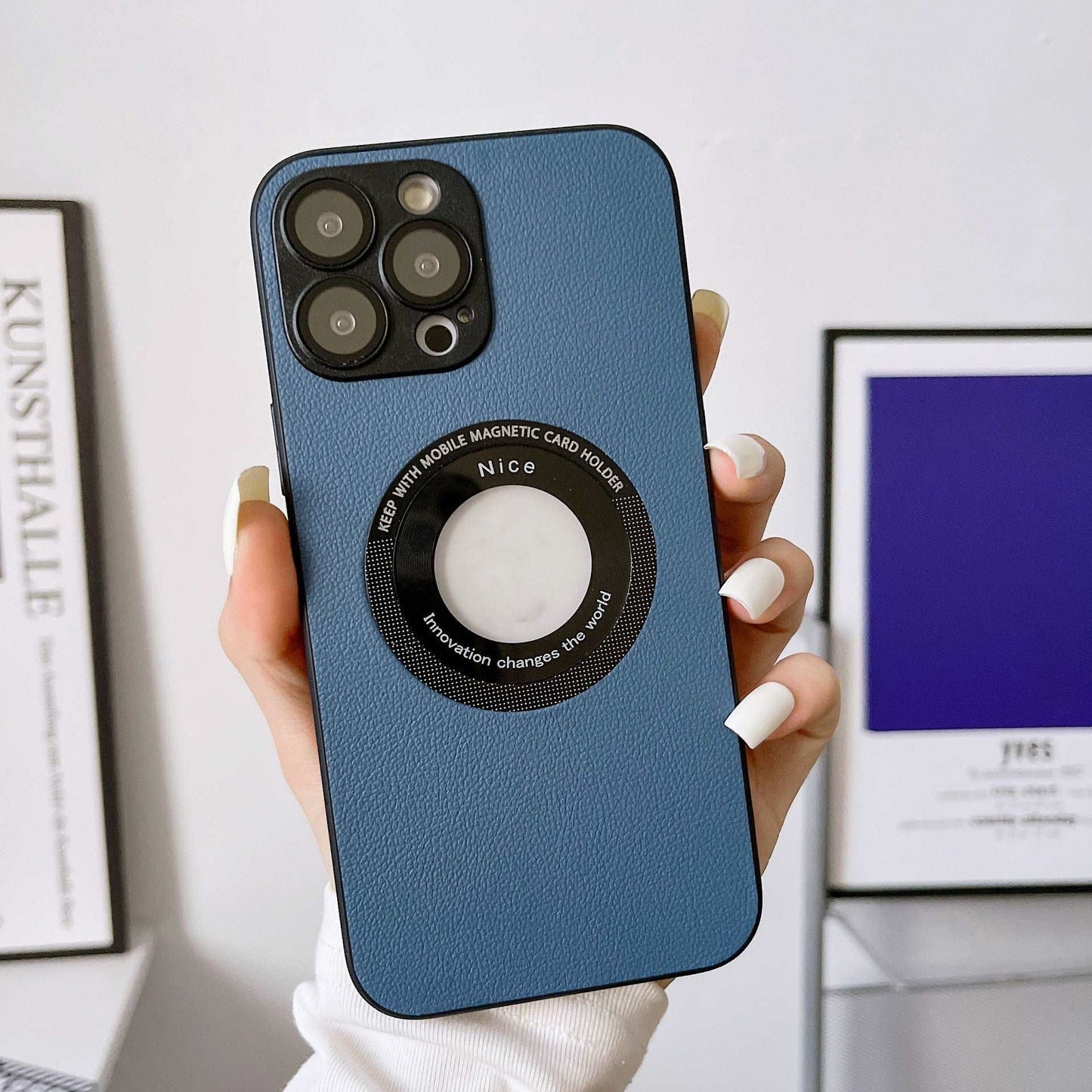 Environmentally Friendly Phone Case, Litchi Grain Texture, Luxury and Sophistication, Magnetic Attraction, Popular Magnetic Elements, Compatibility Matters