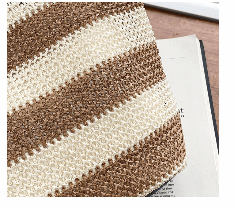 Fashionable straw bags with color block design Perfect gift for christmas thanksgiving halloween black friday any holiday ocassions