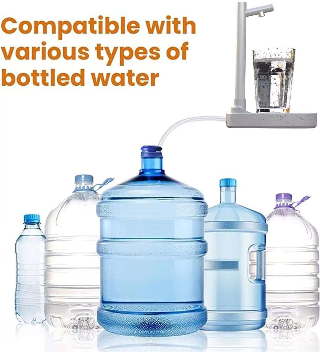 Fast Charging Desktop Water Dispenser No-Leak High-Quality Pump