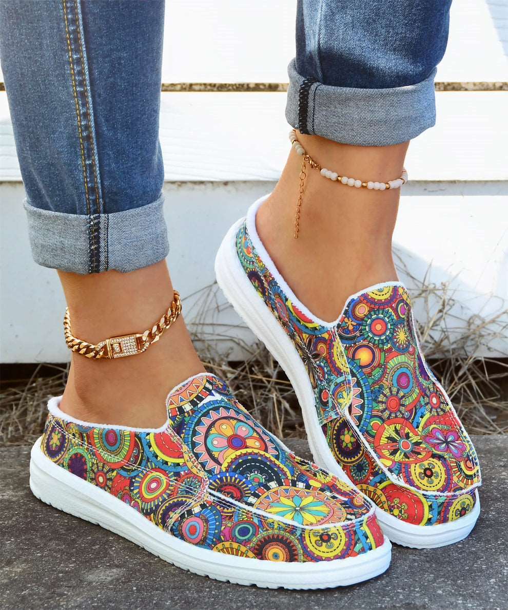 Floral Elegance Stylish Slippers