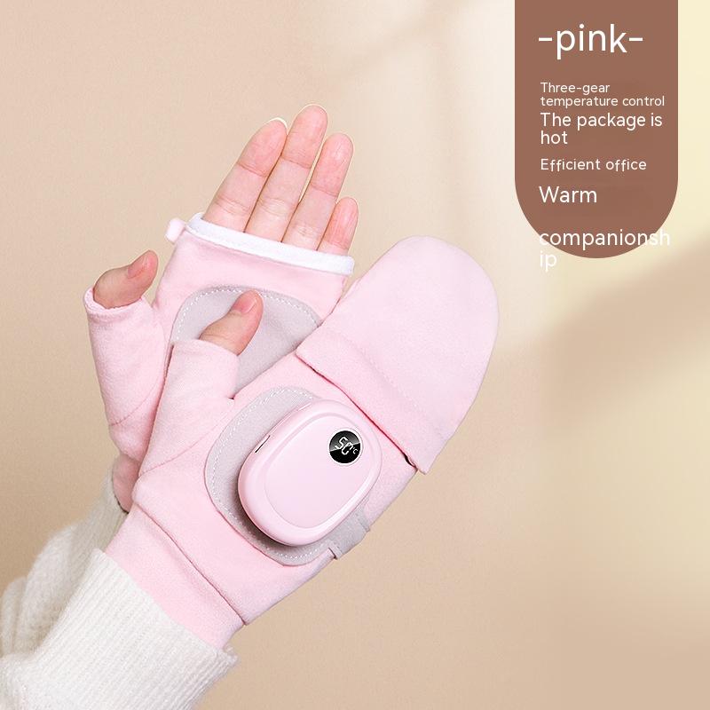Heated Nylon Bicycle Gloves