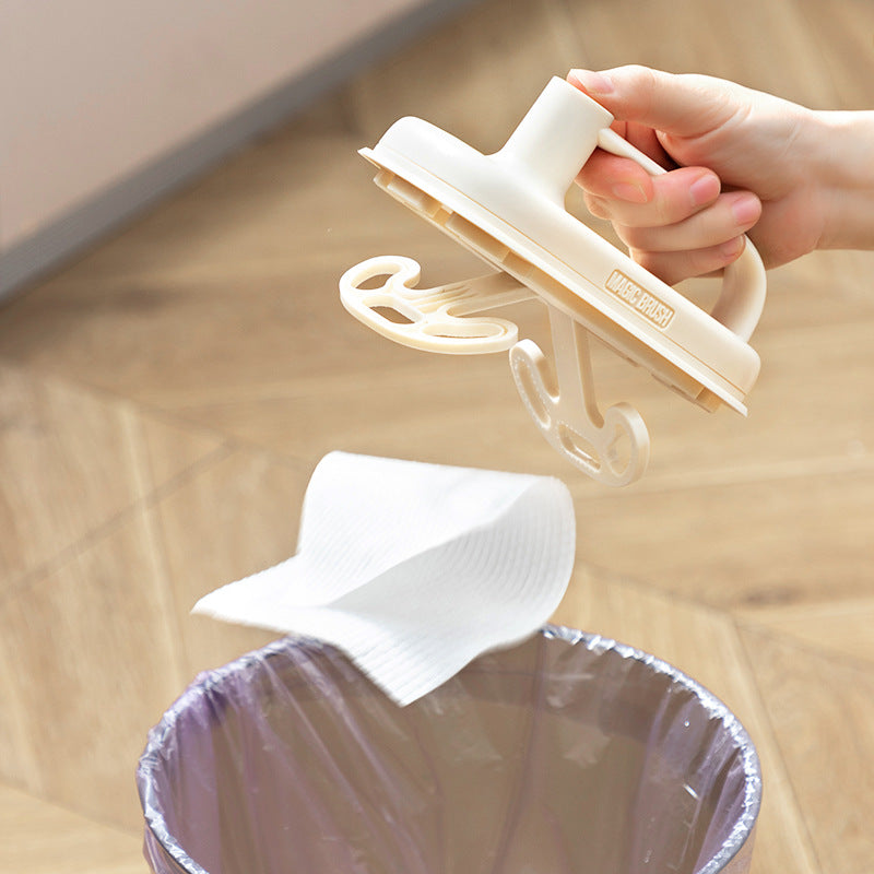 Magic Brush with Disposable Cleaning Rags for Kitchen, Bathroom or Any surface