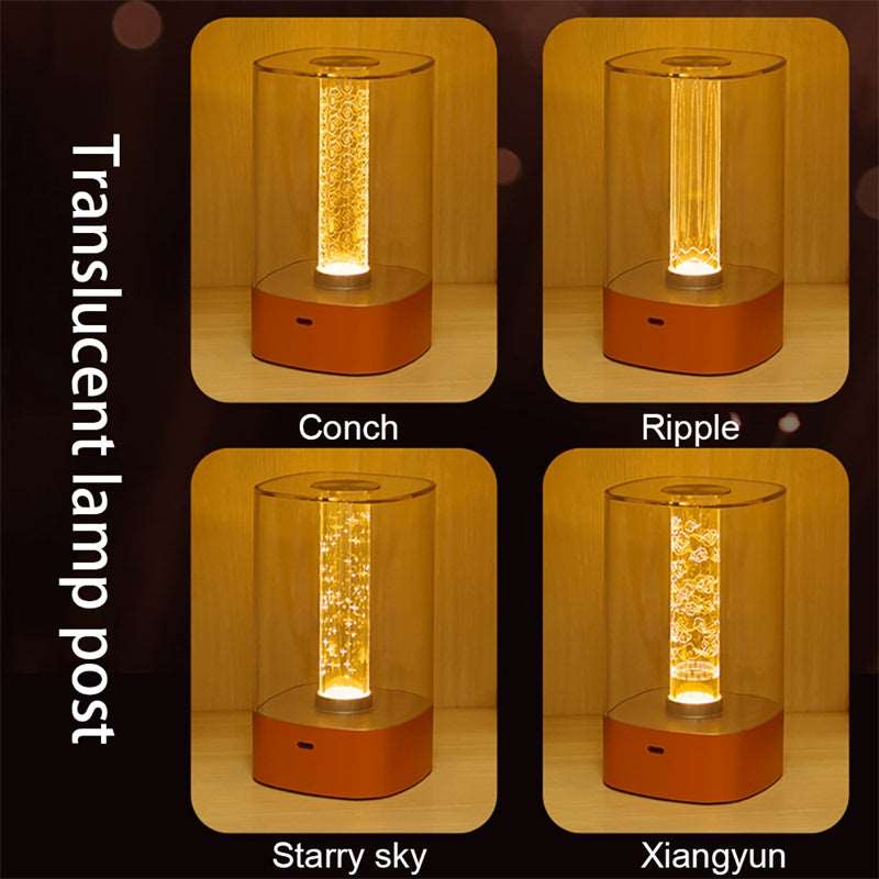 New LED Touch Atmosphere Light USB Charging Eye Protection Bedside Bedroom Lamp Bar Restaurant Garden Decoration Night Light at acheckbox. Perfect gift for christmas halloween thanksgiving black friday holiday