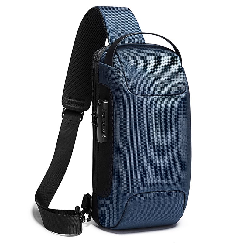 Original Curve Structure Men's Satchel