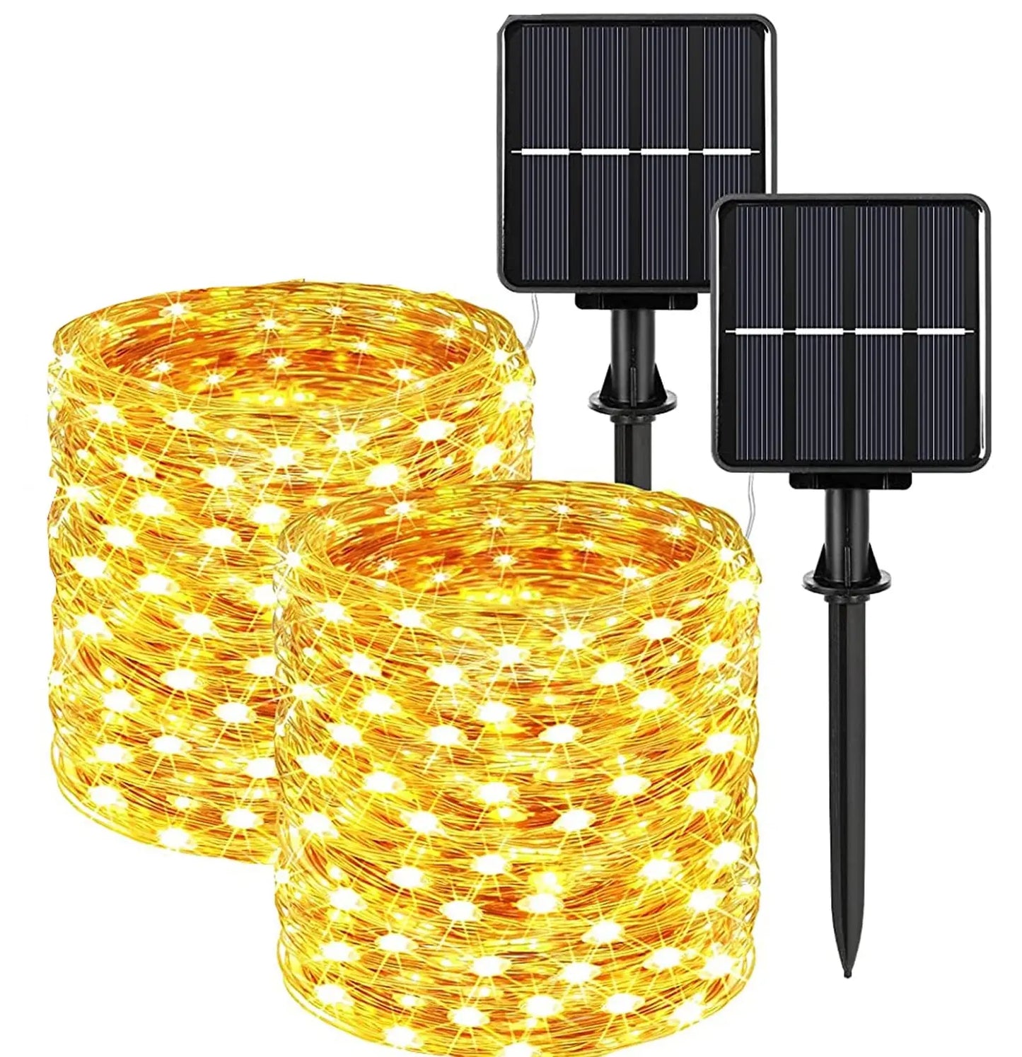 Outdoor Waterproof Lights Rechargeable Battery String Lights