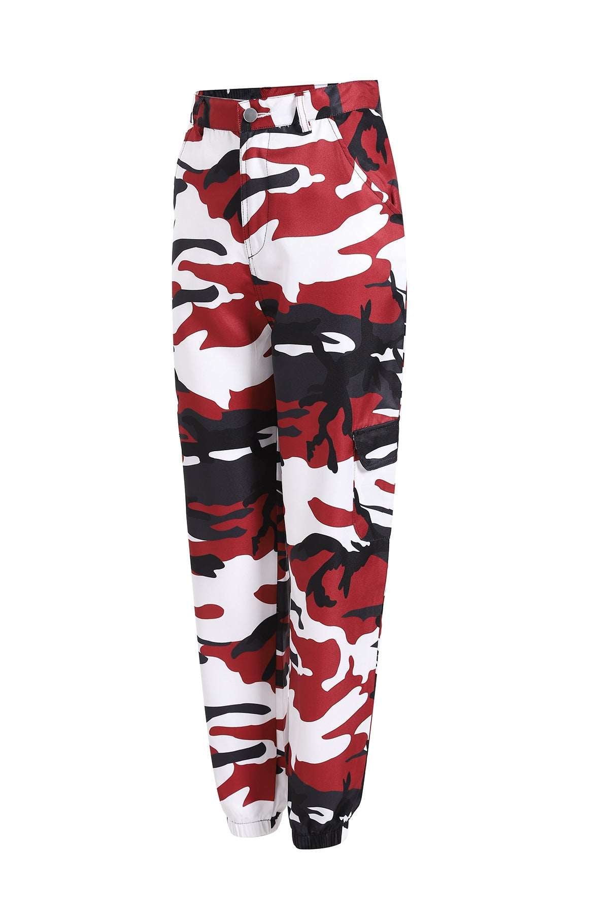 Polyester-Spandex Camouflage Jeans for Any Job