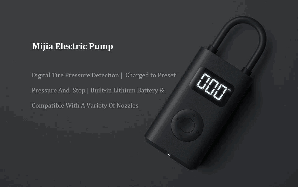 Portable Electric digital air compressor for basketball and tire at acheckbox