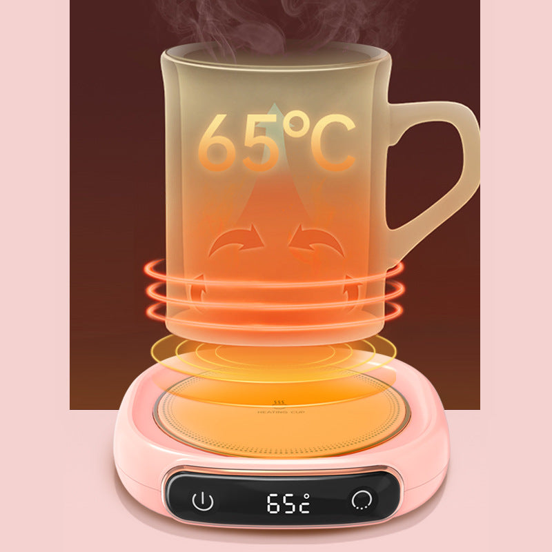 Portable Mug Heating Coffee Mug Cup Warmer Cup Heater Warm Mat Milk Tea Water Heating Pad Constant Temperature Coaster for Home at www.acheckbox.com Perfect gift for halloween Thanksgiving black friday christmas