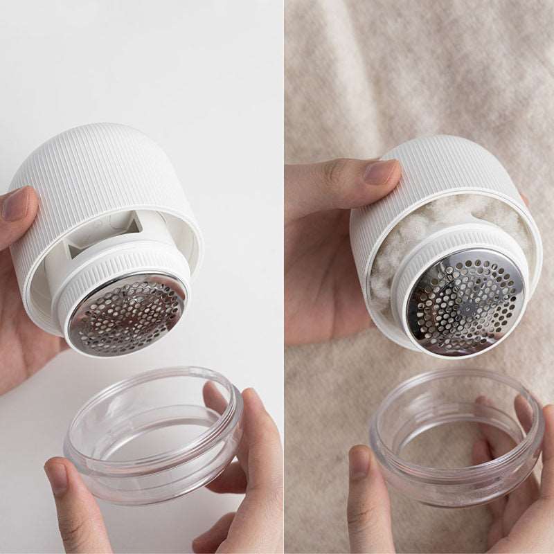 Portable USB Rechargeable Clothes Shaver Electric Lint Remover Fabric Mini Lint Remover at acheckbox. white Perfect gift for Halloween Black friday thanksgiving christmas