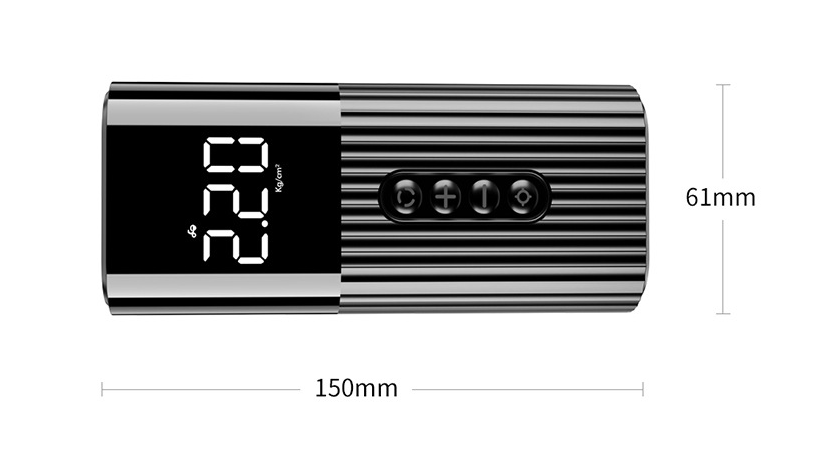 Rechargeable Electric Smart Tire Inflation Air Compressor Auto Inflation for Car, Motorcycles, Bicycles, Boat with Digital Display at acheckbox. gift for halloween thanksgiving blackfriday christmas
