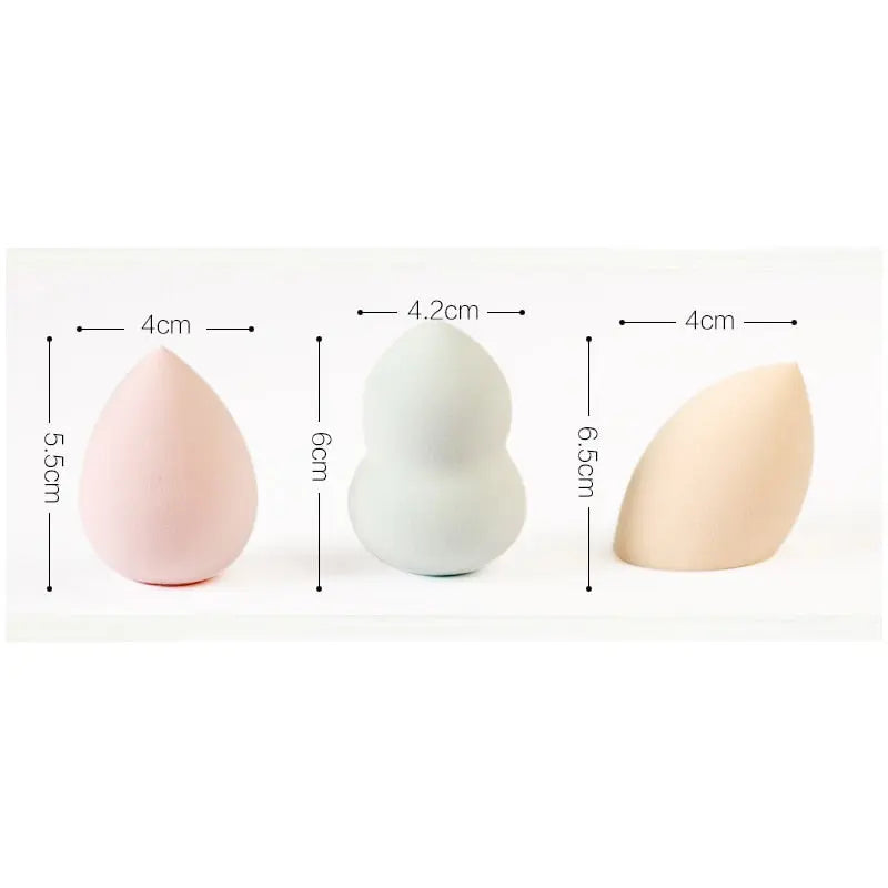 Resilient cosmetic sponge set, Flawless and natural look sponge, Precision makeup blending tool, Beauty collection essential sponge.