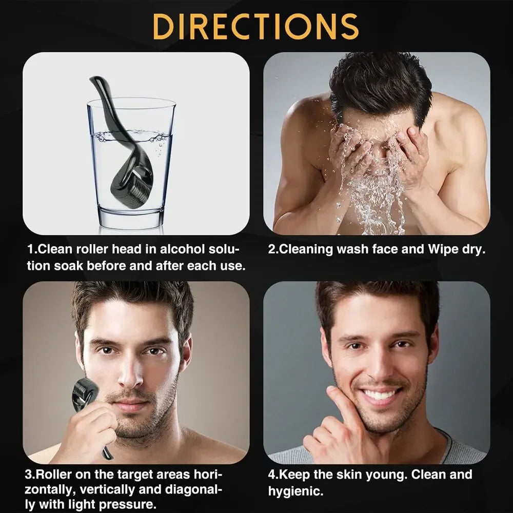 Revolutionary Hair Regrowth and Skin Repair Microneedle Roller