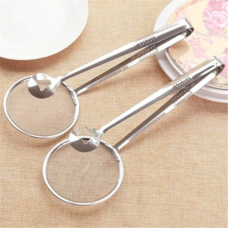 Stainless Steel Oil Scoop and Strainer