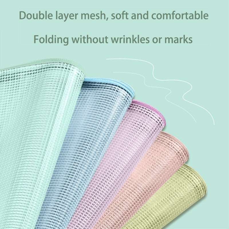 5pcs Mesh Zipper Pouch Document Bag Set