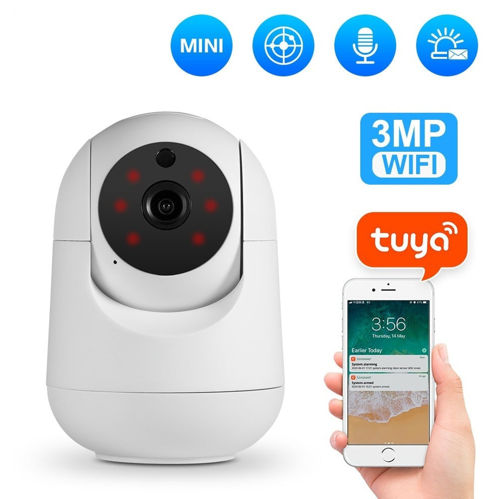 Smart Security with 3MP IP Camera Crystal Clear HD, Humanoid Alerts, Color Night Vision, and Effortless Playback