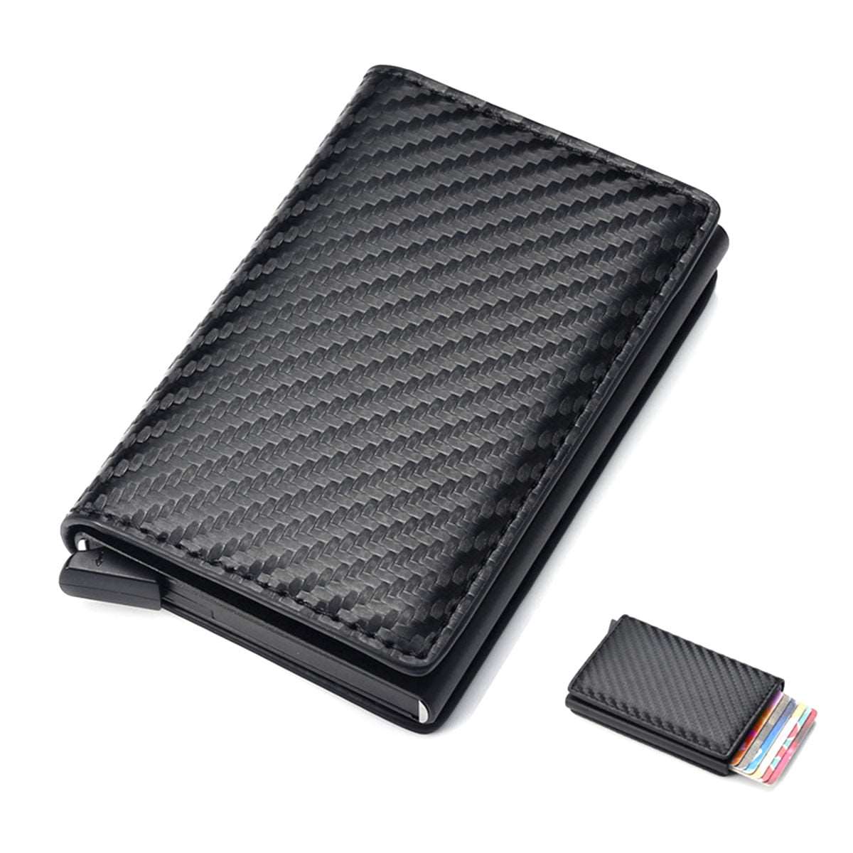 Smart Style Solution RFID Secure Carbon Fiber Credit Card Holder Wallet for Men