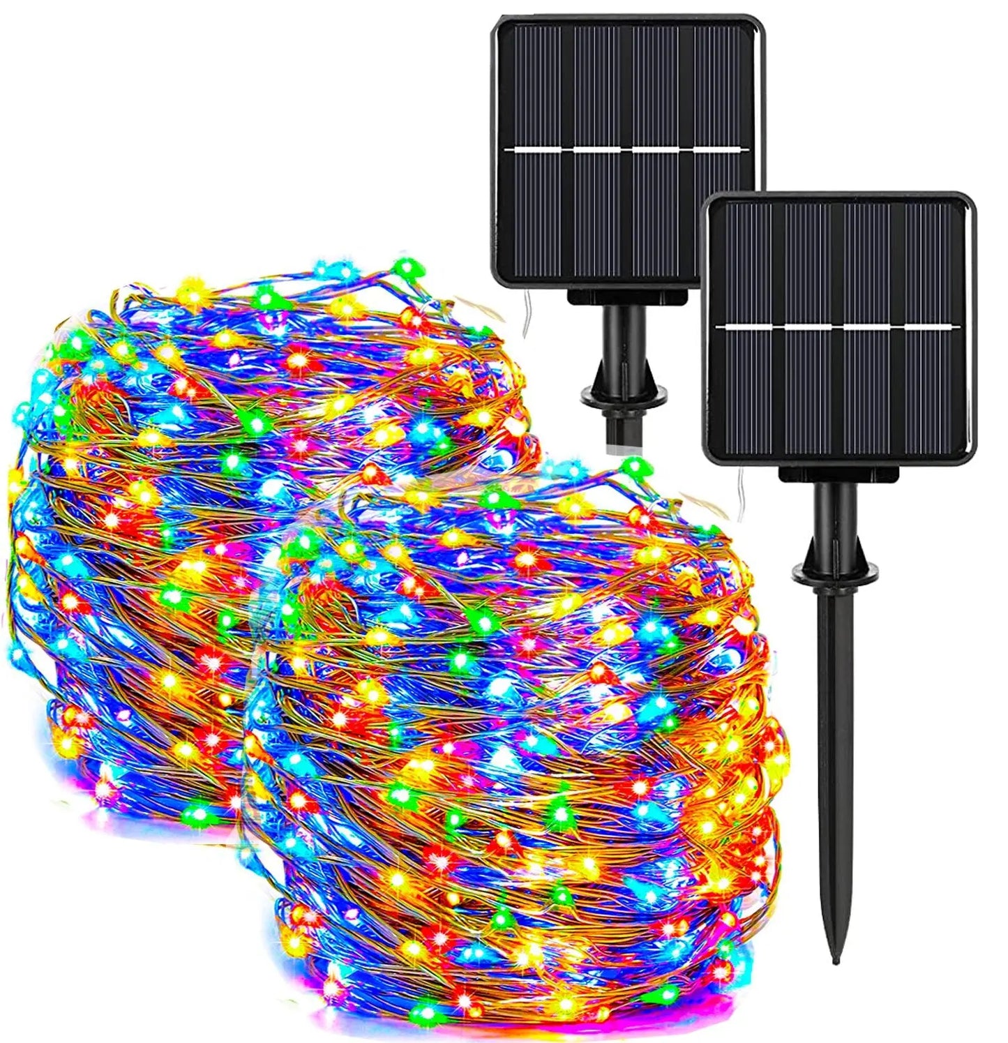 Solar LED Fairy Lights, Outdoor Waterproof Powered String Lights, 8 Modes Street Garland Lights, Party Decoration Lights, Wedding Decoration Lights, Christmas Decoration Lights, Solar String Light www.acheckbox.com