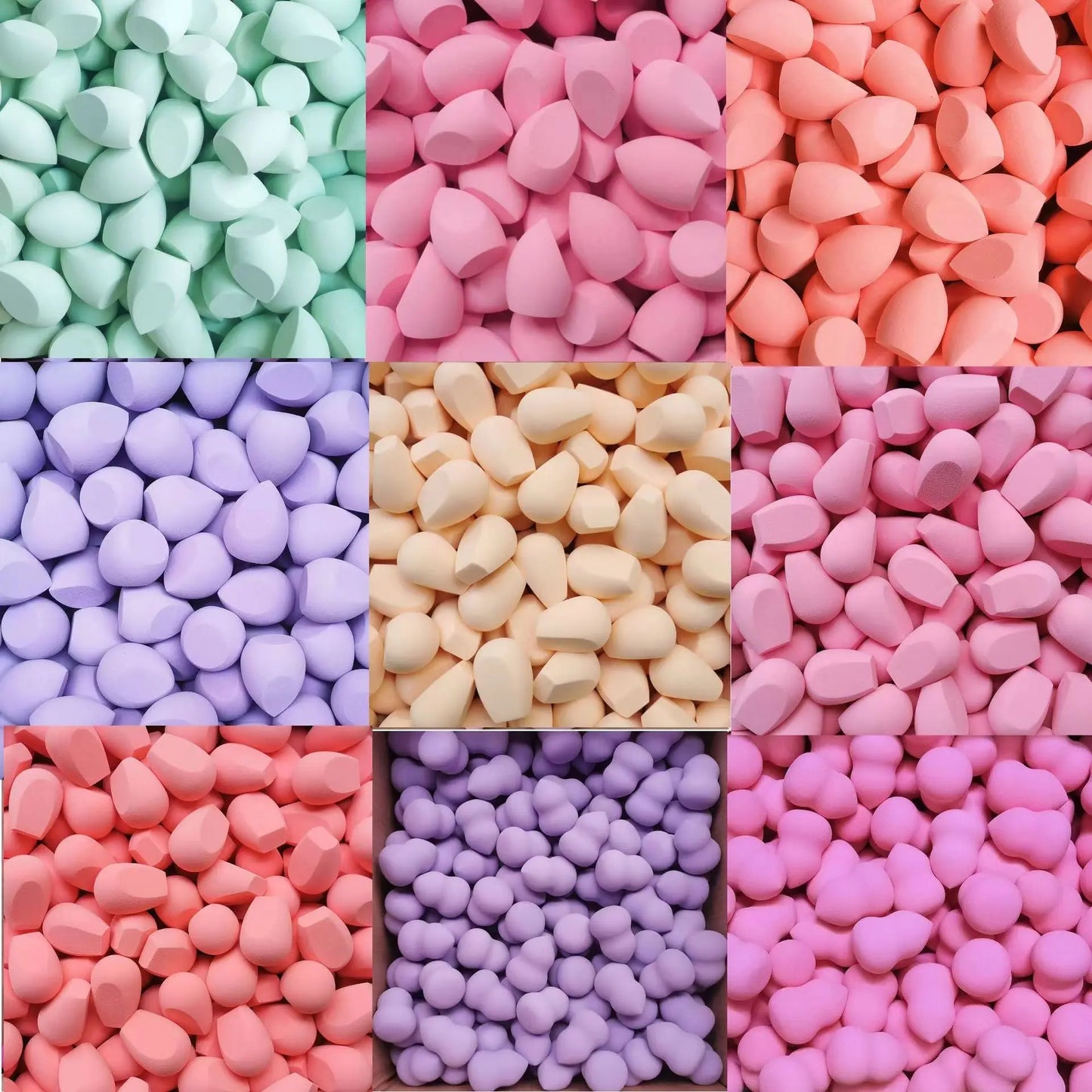 Sponge cosmetic puff, Makeup sponge bulk wholesale, Beauty egg set, Water drop puff, Super soft makeup blender, Flawless makeup application, Airbrushed finish sponge puff, Versatile makeup tool. www.acheckbox.com