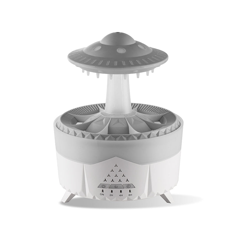 Trending UFO Water Drop Humidifier Rain Cloud Air Humidifier Aromatherapy Essential Oils Aroma Diffuser USB Charging 7 Color Mist Maker at acheckbox