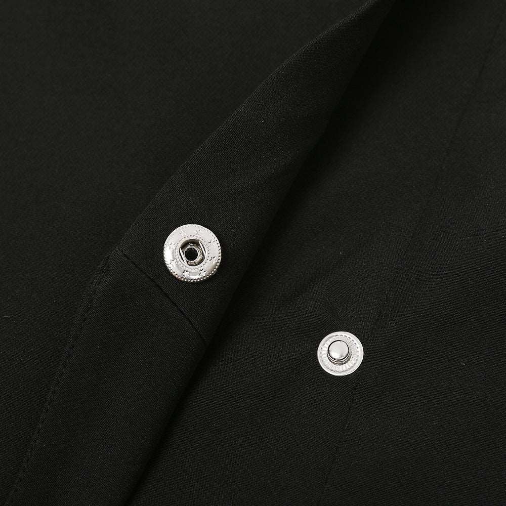 V-Neck Concealed Buckle Fashion Game