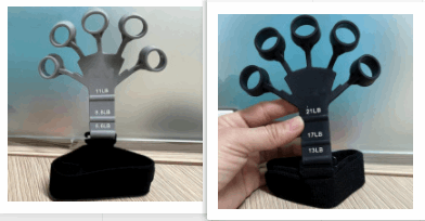Varied Skill Levels 6.6LB to 21LB Resistance for Finger Strength Training