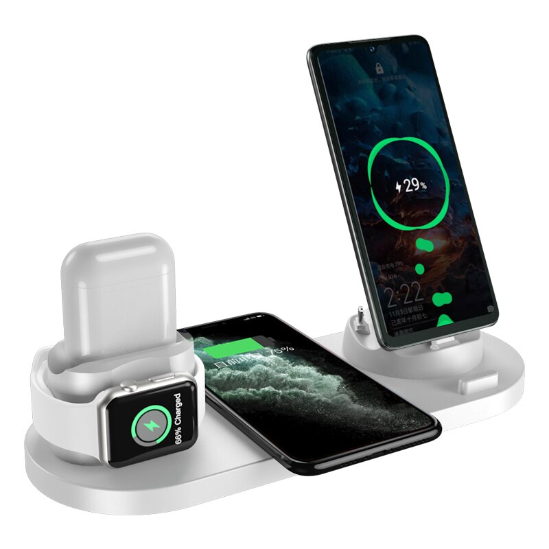 Ultimate 30W Fast Charger iPhone 14 & Samsung Galaxy Charging Hub - 7 in 1 Dock Solves Clutter with Multi-Device Compatibility