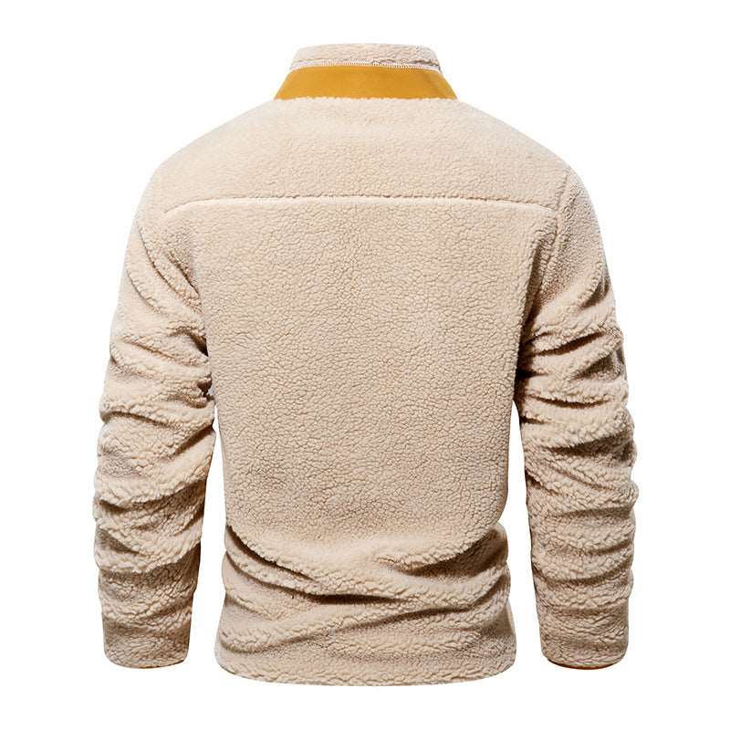Zipper Placket Casual Jacket for Versatile Wear