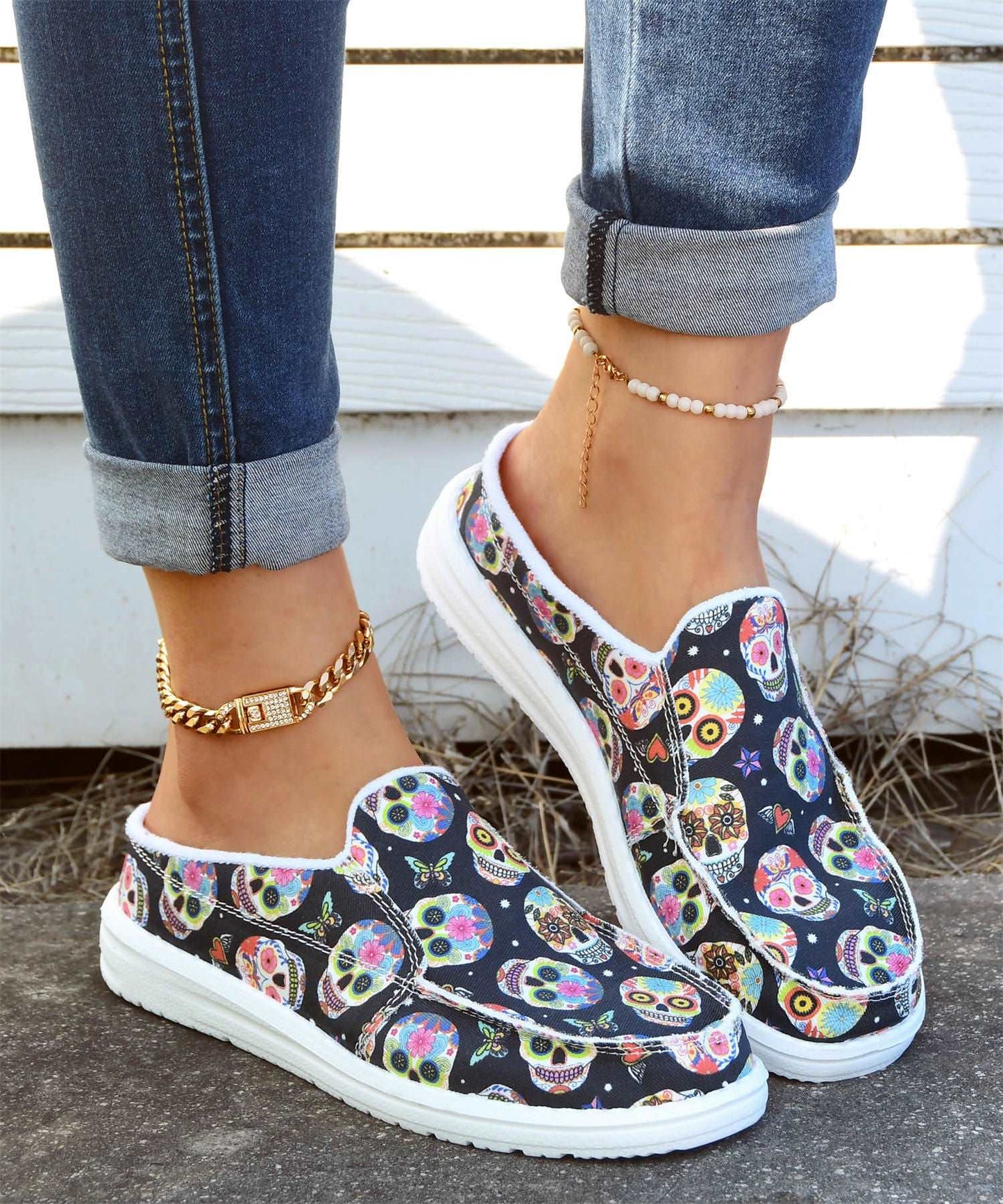 Floral Elegance Stylish Slippers