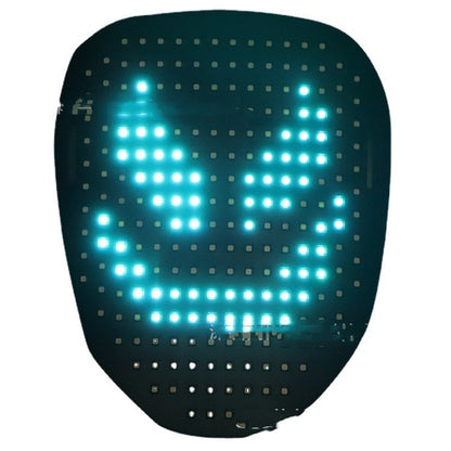 LED Glow Mask with Type C Charging For Halloween