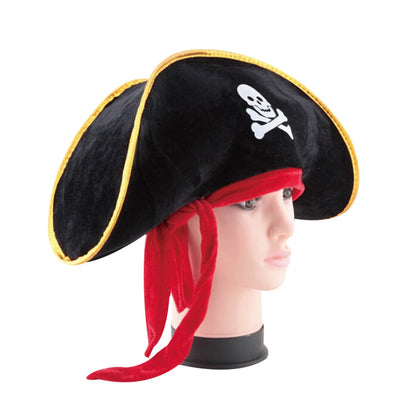 Pirate Hat Skull Print Halloween Hat