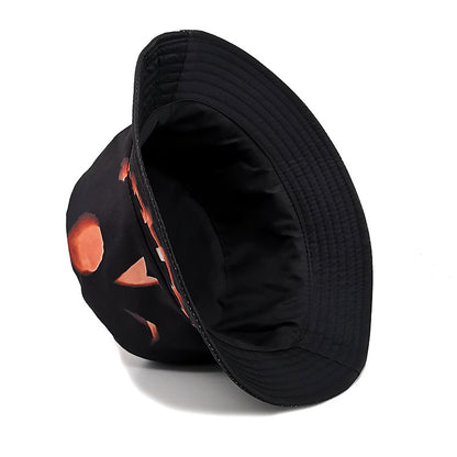 Cartoon Pumpkin Printed Fisherman Halloween Hat