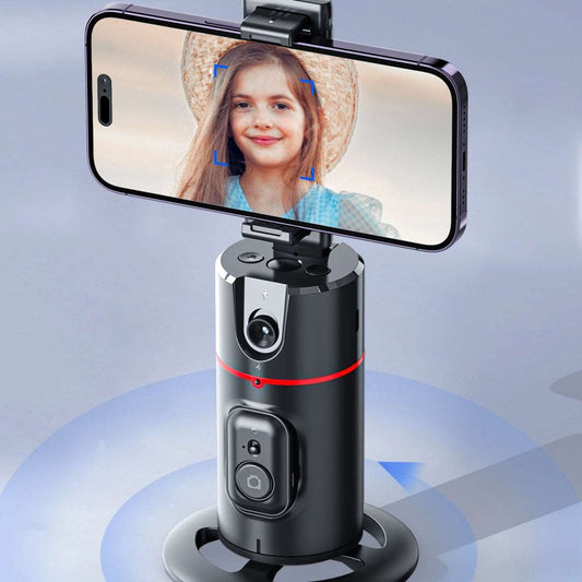 360 Rotation Gimbal Stabilizer Follow-up Selfie Desktop Face Tracking Gimbal for Tiktok Smartphone Live with Remote Shutter at acheckbox A perfect gift for christmas halloween black friday thanksgiving