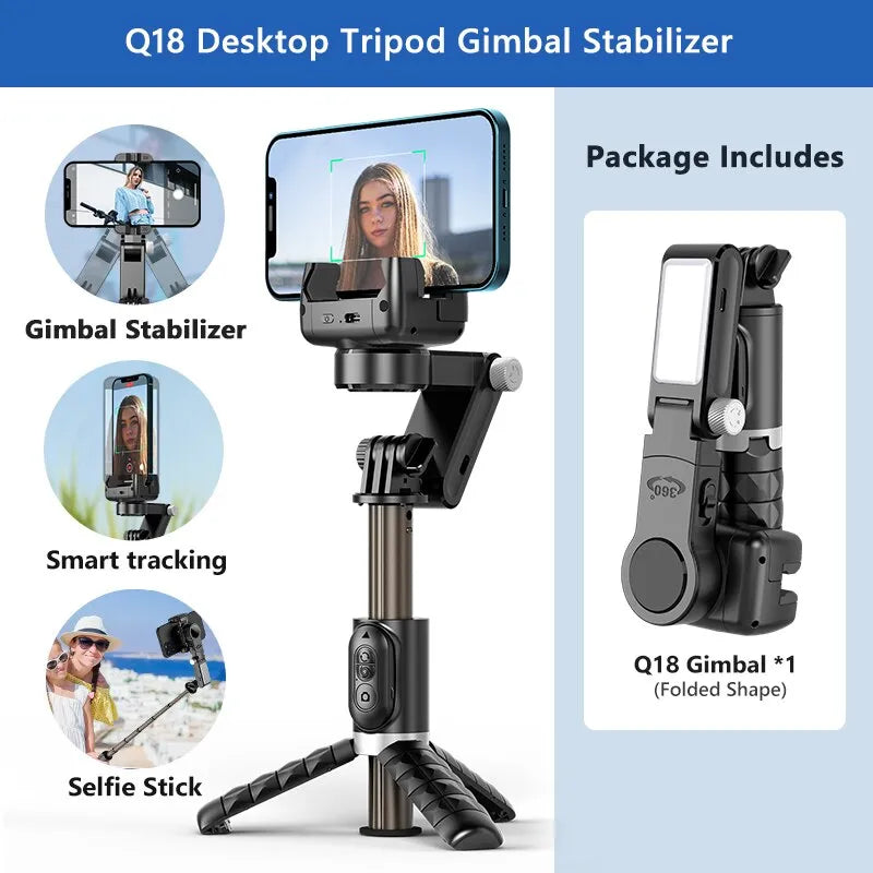 360 rotation selfie stick Smartphone selfie stick tripod perfect gift for christmas thanksgiving black friday halloween all holiday ocassions at acheckbox