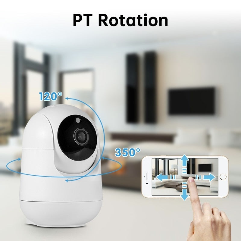 3MP IP Camera Tuya Smart Home Indoor WiFi Wireless Surveillance Audio Cam CCTV Automatic Tracking Security Baby Monitor at acheckbox