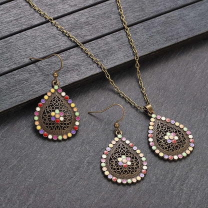 Bohemian Style Colorful Bead Jewelry Set