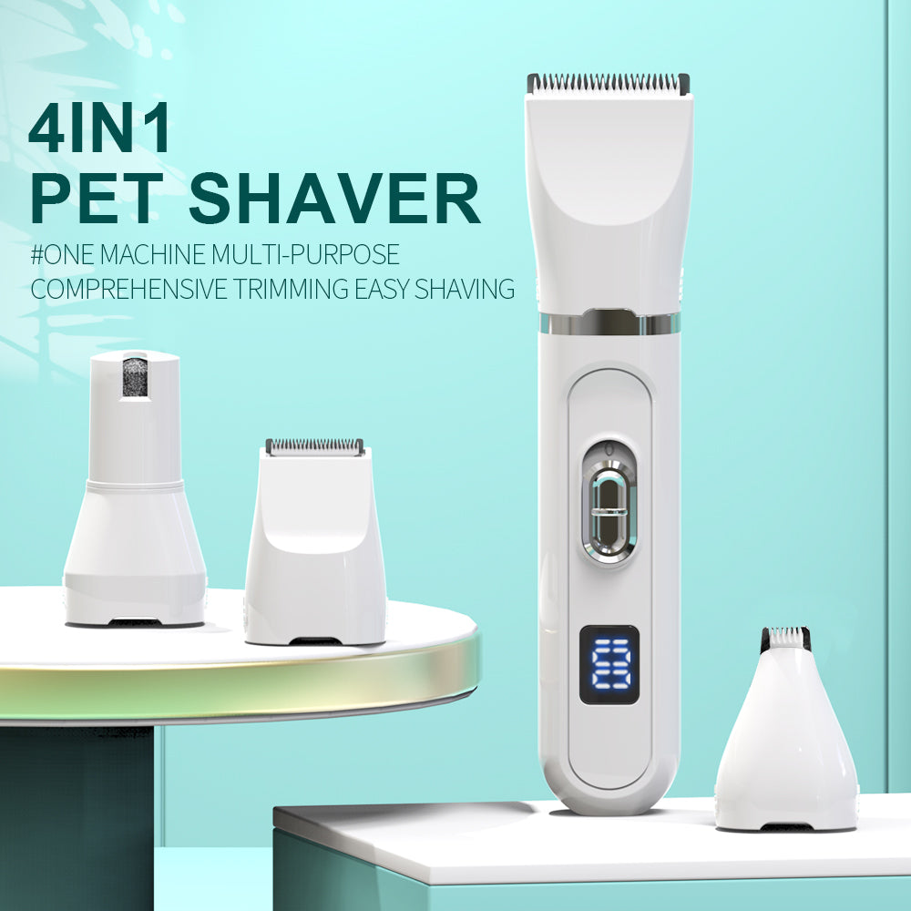 Best selling Pet's Four in One Electric Hair Clipper with LCD Display