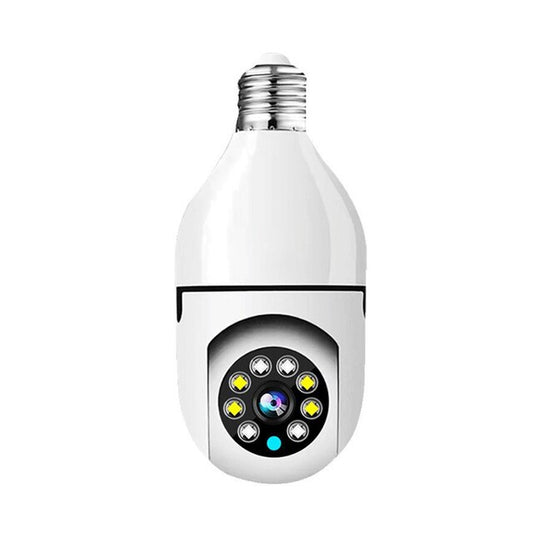 5G Bulb Surveillance Camera Full Color Night Vision Automatic Human Tracking Zoom Indoor Security Monitor Wifi Camera at acheckbox