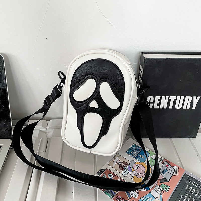 Funny Ghost Skull Halloween Shoulder Bag