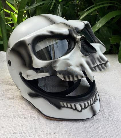 Latex Helmet Halloween Mask in Multiple Colors