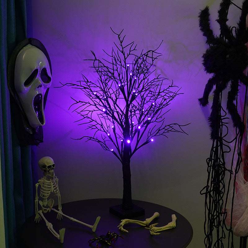 LED Simulation Tree Halloween Decoration Lights